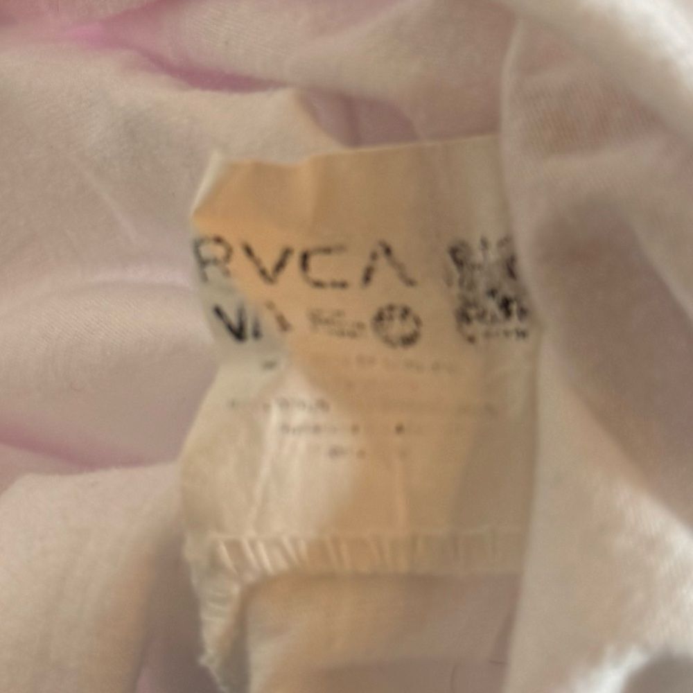RVCA Regular Fit Tie Dye Skull Shirt size Large - Picture 3 of 4